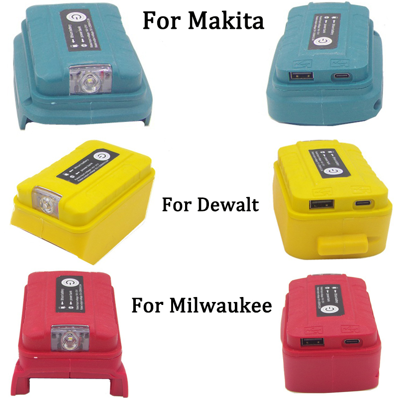 Outdoor Power Adapter Usb - LED Working Light Lamp Power Source