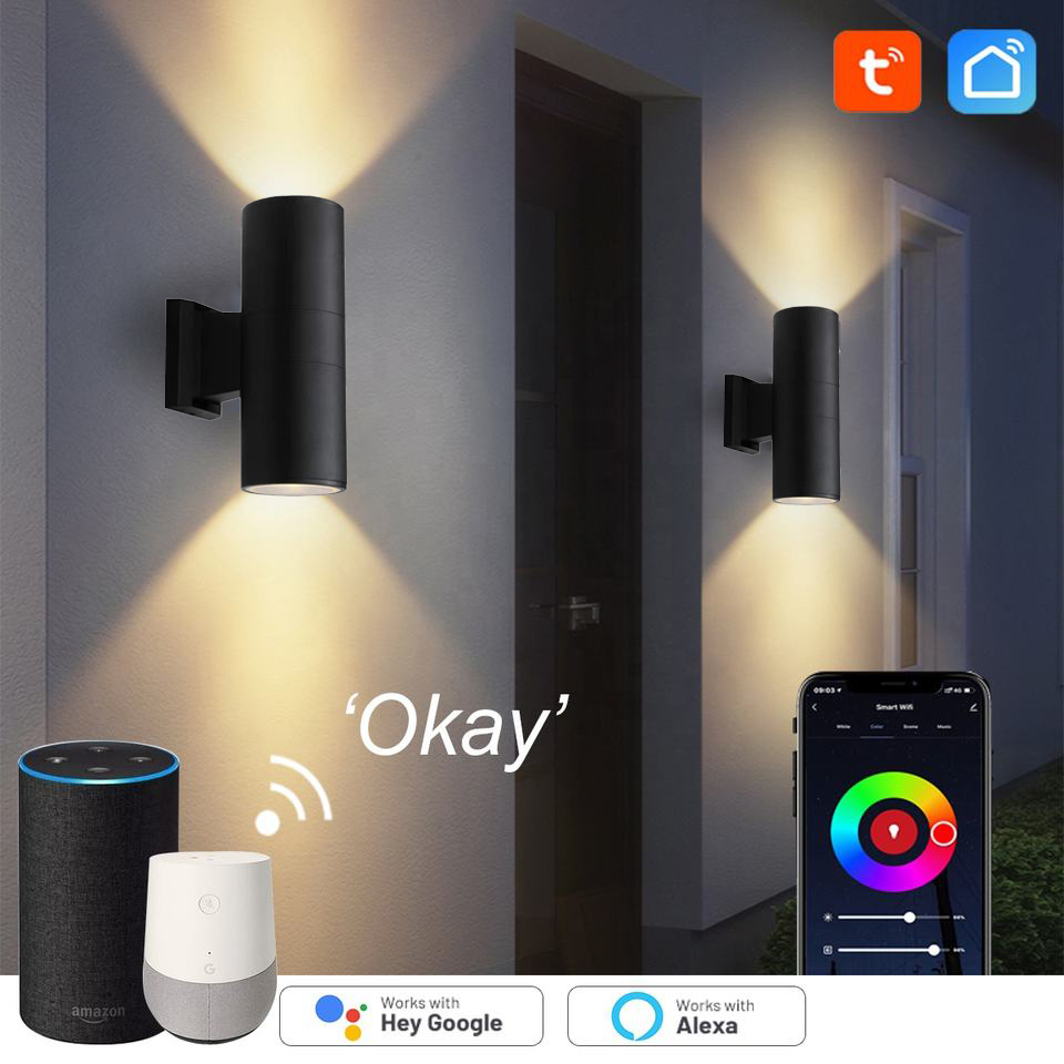 Outdoor Power Point Zigbee - Smart Life ZigBee/WiFi RGBCW Outdoor Wall