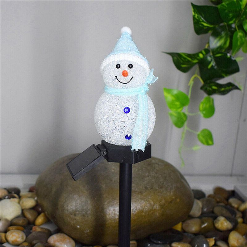 N84R 4X Snowman Solar Lights C - Outdoor Power For Xmas Lights ulasan dan harga