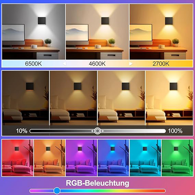 12W LED Outdoor Wall Light RGB - Outdoor Power Point Zigbee ulasan dan harga