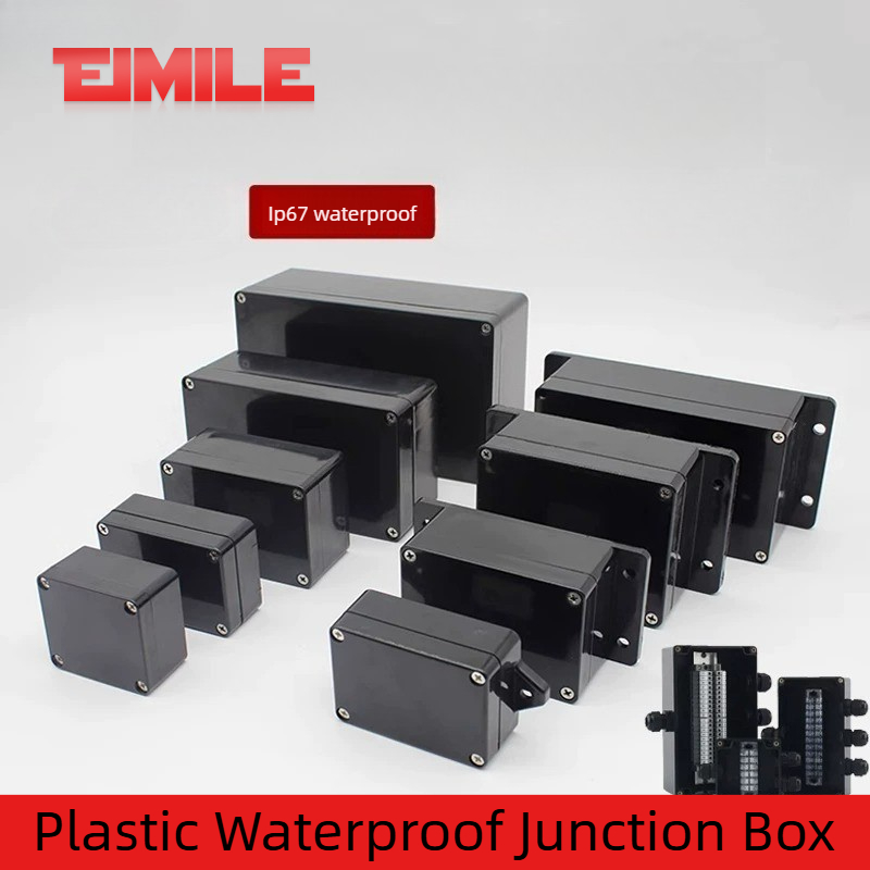 Type F Black Waterproof Juncti - Outdoor Power Junction ulasan dan harga