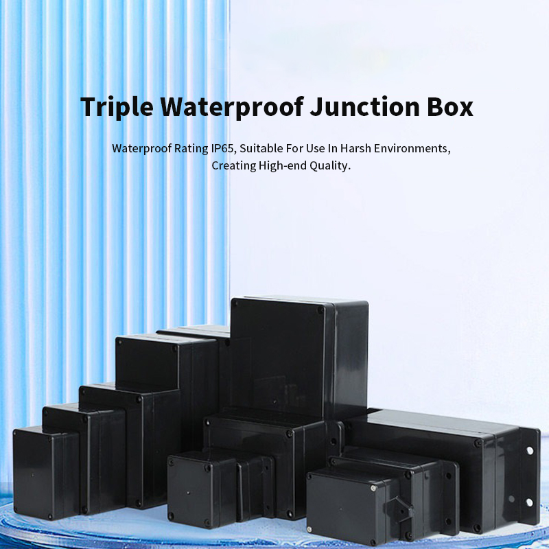 Type F Black Waterproof Juncti - Outdoor Power Junction ulasan dan harga