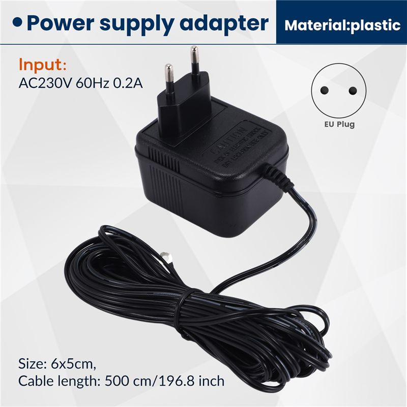 18V 500MA Power Supply Battery - Outdoor Power Adapter Ring ulasan dan harga