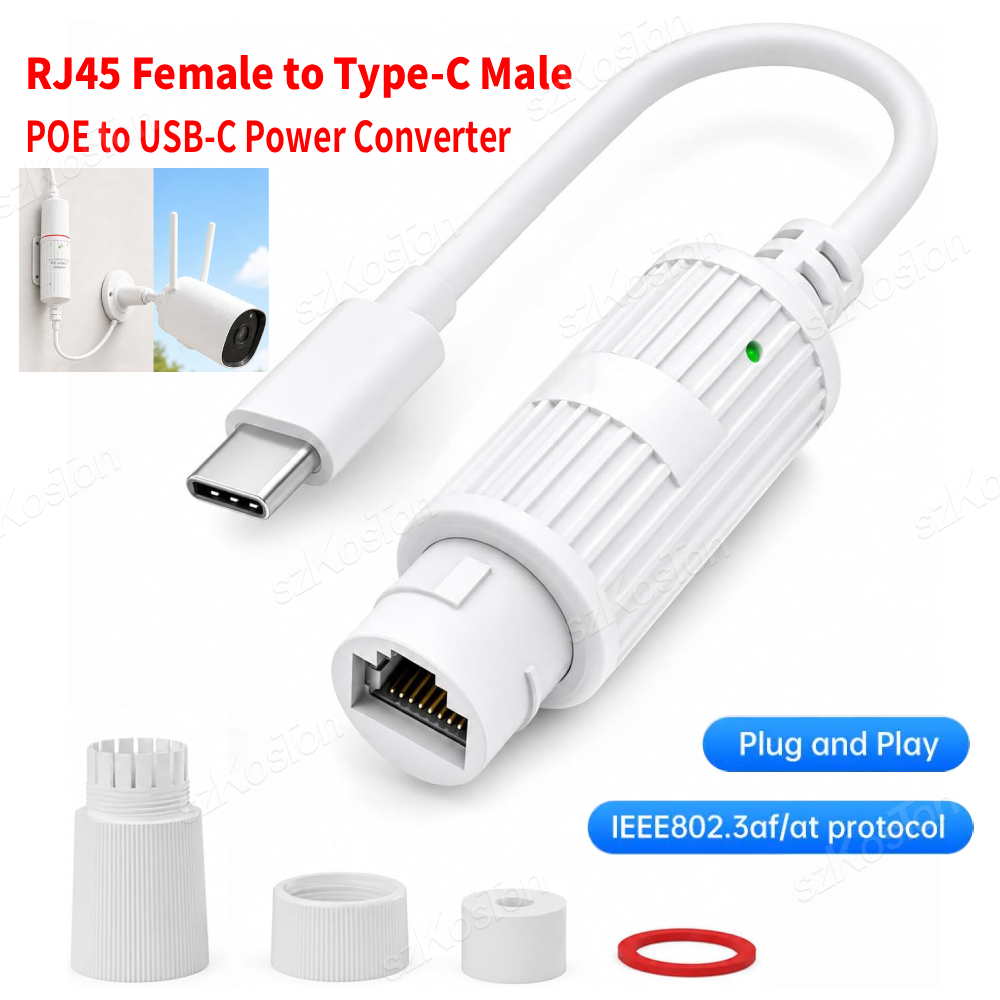 POE to USB-C Power Converter R - Outdoor Power Adapter Usb ulasan dan harga