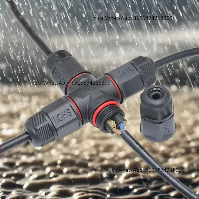 IP68 Waterproof Cable T Tap El - Outdoor Power Junction ulasan dan harga
