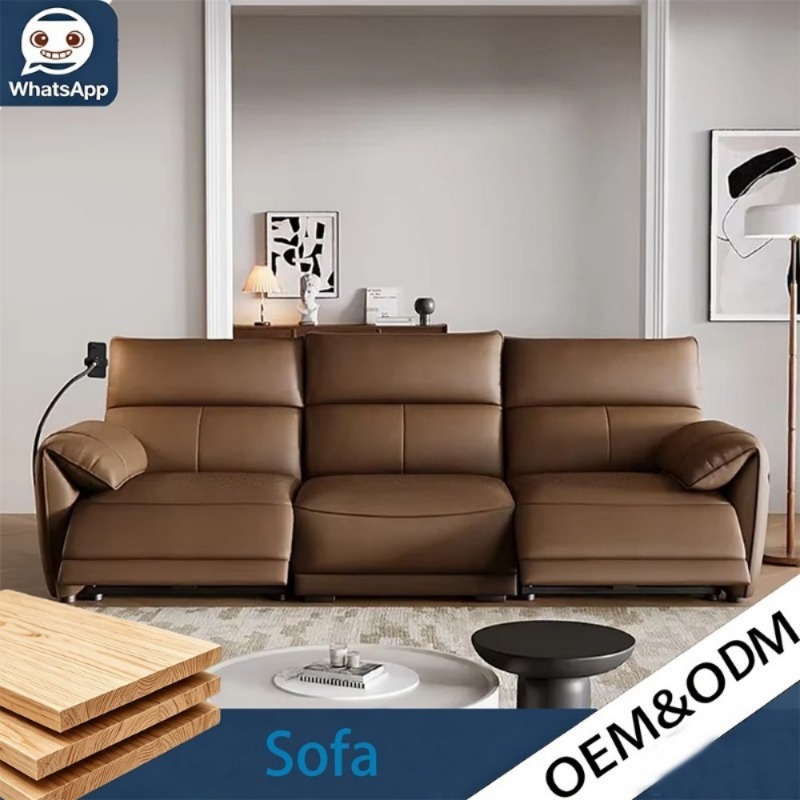 Italian Minimalist Cream Strai - Outdoor Power Recliner ulasan dan harga
