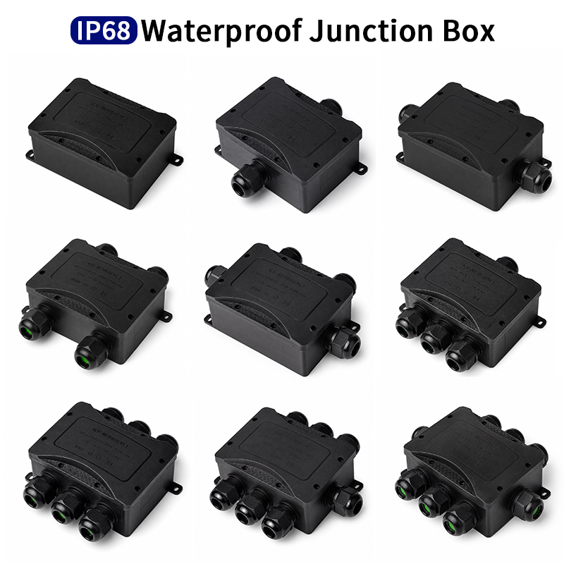 IP68 Waterproof Junction Box 2 - Outdoor Power Junction ulasan dan harga