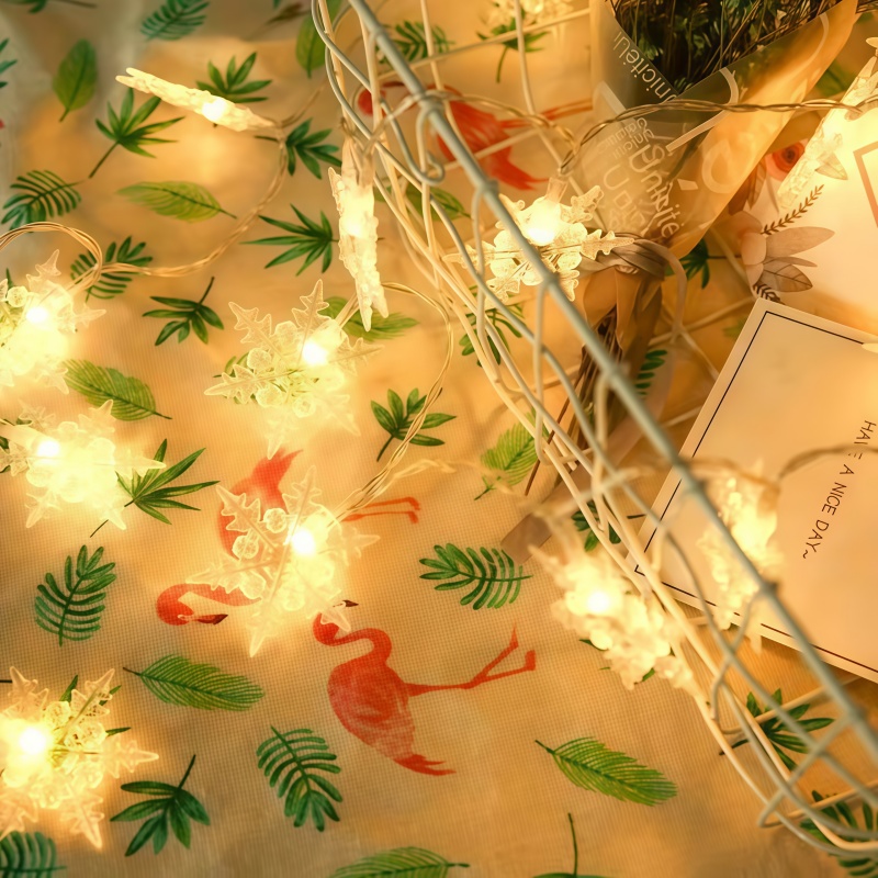 USB Powered Snowflake Curtain  - Outdoor Power For Xmas Lights ulasan dan harga