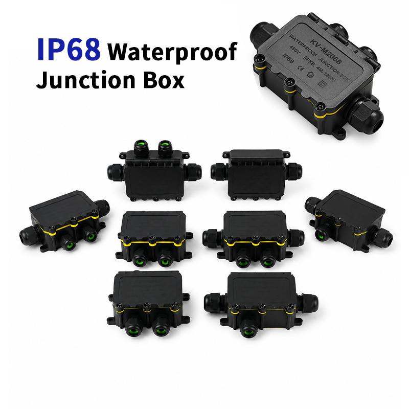 IP68 Waterproof Junction Box 2 - Outdoor Power Junction ulasan dan harga
