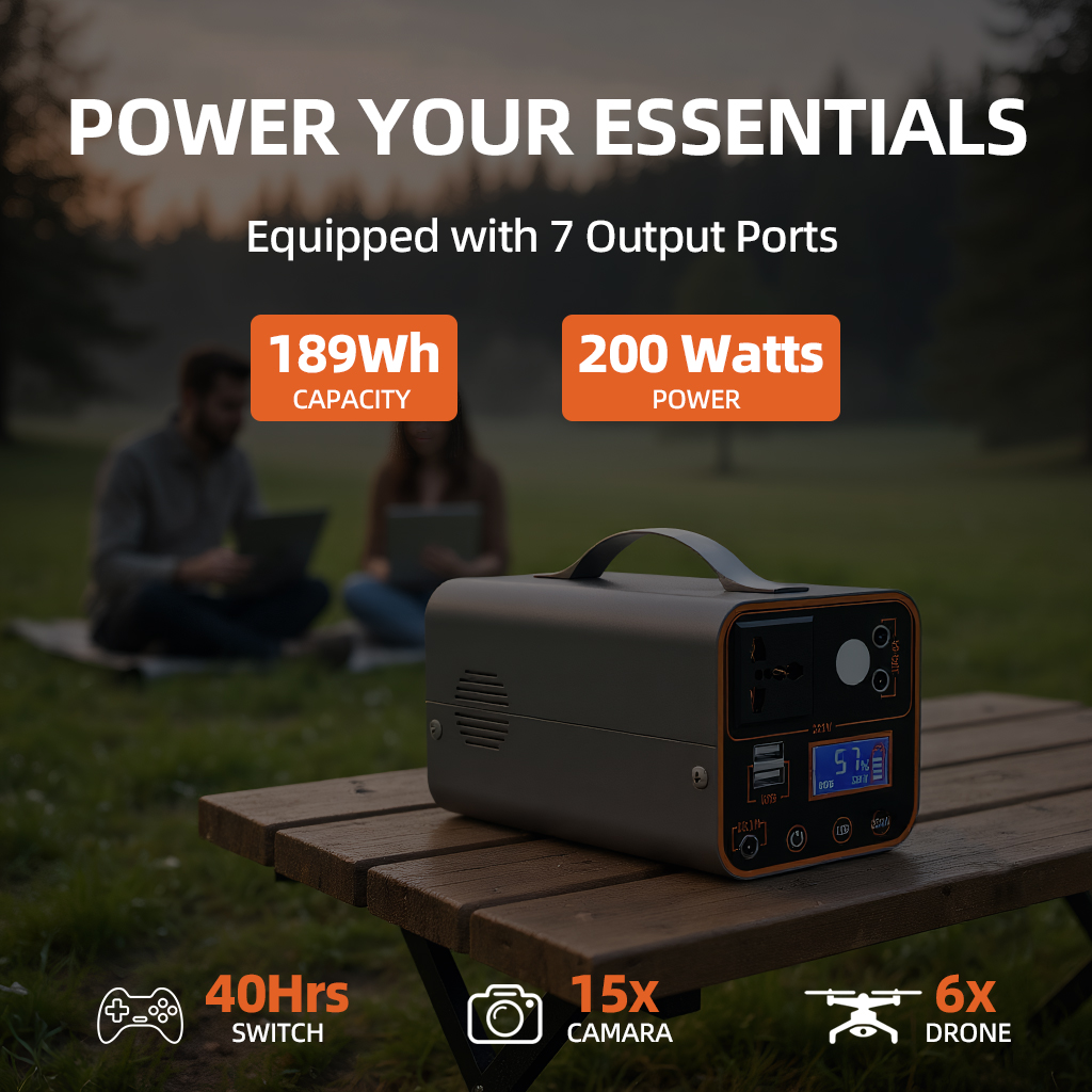 350W Portable Power Station 22 - Outdoor Power Bank With Ac Outlet ulasan dan harga